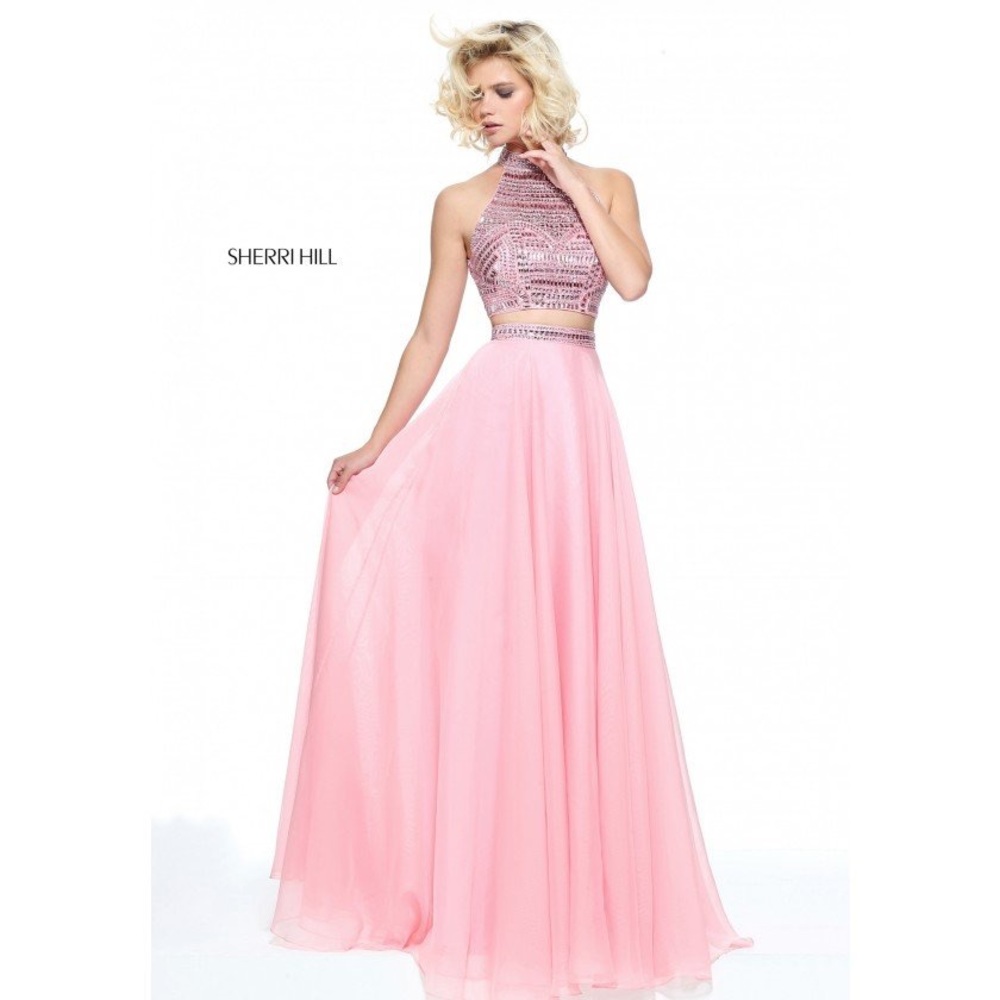 BEAUTIFUL SHERRI HILL HIGH NECK TWO PEICE DRESS
